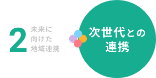 未来に向けた地域2　次世代との連携